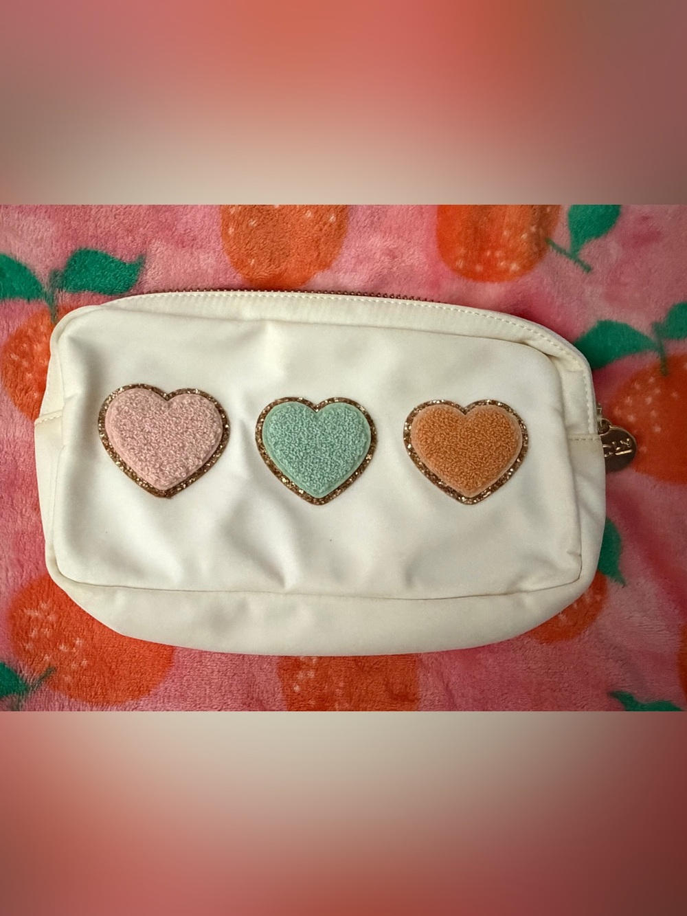 Stoney Clover Lane Medium Hearts Pouch